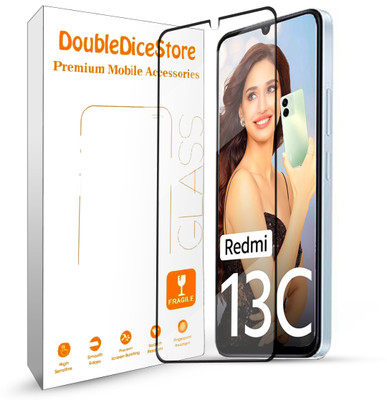 Doubledicestore Tempered Glass Guard for Redmi 13C 5G(Pack of 1)