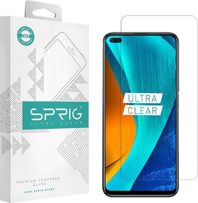 Sprig Tempered Glass Guard for Realme X3(Pack of 1)