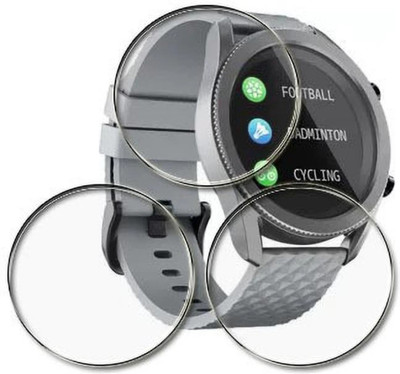 DOWRVIN Tempered Glass Guard for Intex FitRist Active Smartwatch(Pack of 3)