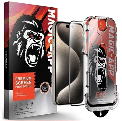 Martzilla Tempered Glass Guard for APPLE iPhone 15 Pro(Pack of 1)