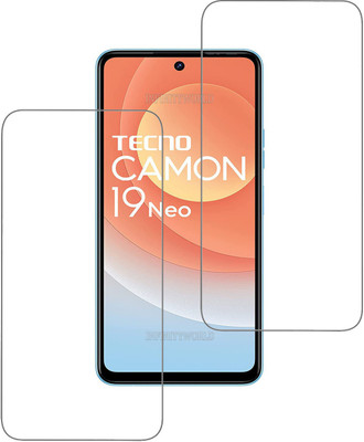INFINITYWORLD Tempered Glass Guard for Tecno Camon 19 Neo(Pack of 2)