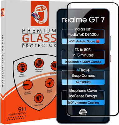STP FEEL Tempered Glass Guard for Realme GT 7 5G Premium Screen Protector Guard with Easy Installation Kit(Pack of 1)
