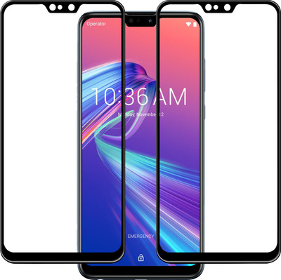 Qyist Tempered Glass Guard for Asus Zenfone Max Pro M2(Pack of 2)