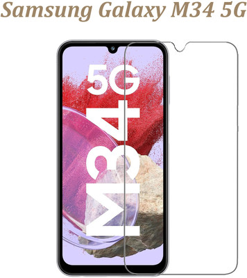 NKCASE Tempered Glass Guard for Samsung Galaxy M34 5G(Pack of 1)