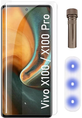 crixus Edge To Edge Tempered Glass for Vivo X100(Pack of 1)