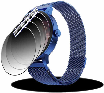 ZIDZEE Tempered Glass Guard for BEATXP VECTOR SMART WATCH SCREEN GUARD (P-4)(Pack of 4)