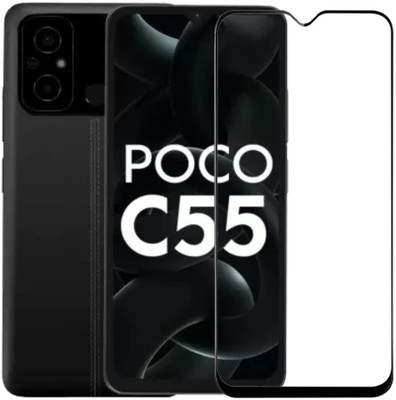 INSTYLE Tempered Glass Guard for Poco C55(Pack of 1)