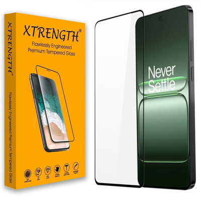 XTRENGTH Tempered Glass Guard for OnePlus Nord 5 5G, OnePlus Nord CE5 5G, Edge to Edge Screen Protector, with Easy Installation Kit(Pack of 1)