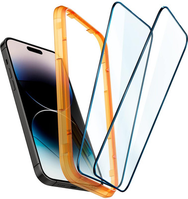 Spigen Tempered Glass Guard for Apple iPhone 14 Pro(Pack of 2)