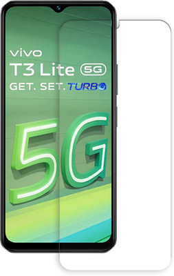 MUTAALI Tempered Glass Guard for vivo T3 Lite 5G FRONT SCREEN PROTECTOR(Pack of 1)