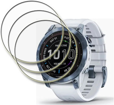 MUTAALI Tempered Glass Guard for Garmin Fenix 7 Smartwatch(Pack of 3)