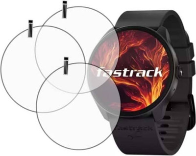 MUTAALI Tempered Glass Guard for Fastrack Revoltt FR1 Pro 1.3Inch Smartwatch(Pack of 3)