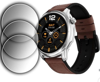 DB Tempered Glass Guard for NOISEFIT CREW PRO SMART WATCH TEMPERED GLASS ( PACK OF 3)(Pack of 3)