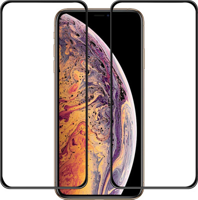 Qyist Tempered Glass Guard for Apple iPhone XS(Pack of 2)