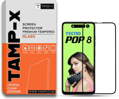TAMP-X Tempered Glass Guard for Tecno Pop 8(Pack of 1)