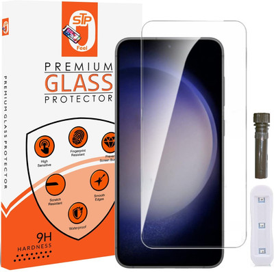 STP FEEL Tempered Glass Guard for Samsung Galaxy S8 Plus Advanced Technology UV Glass With Installation Kit(Pack of 1)