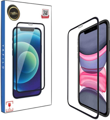 YAFILO Tempered Glass Guard for iPhone 11 / iPhone XR Edge-to-Edge Full Screen Protector with Easy Self-Installation Kit(Pack of 1)