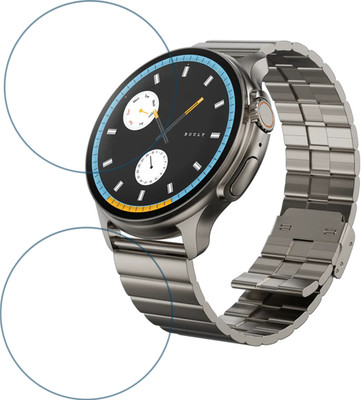 MUTAALI Tempered Glass Guard for Boult Rover Ultra Smartwatch(Pack of 2)