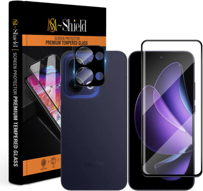 MS-Shield Tempered Glass Guard for OPPO Reno 13 5G, With Camera Lens Protector(Pack of 1)