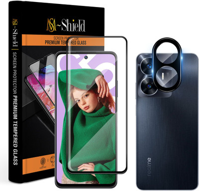 MS-Shield Tempered Glass Guard for Realme C55, With Camera Lens Protector(Pack of 1)