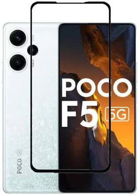 EITANSHA CREATION Edge To Edge Tempered Glass for POCO F5 5G, POCO F5(Pack of 1)