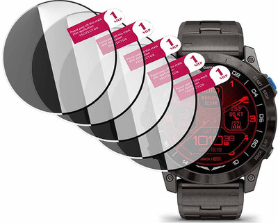 HIDEOUS Tempered Glass Guard for Garmin D2 Mach 1 Pro(Pack of 5)