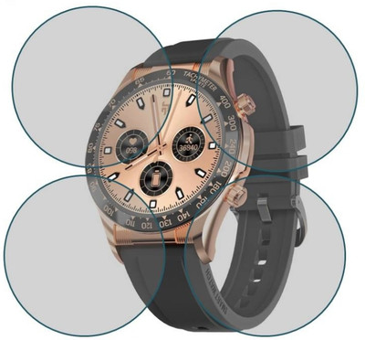 DB Tempered Glass Guard for CROSSBEATS MONARCH 1.43 SMART WATCH TEMPERED GLASS (PACK OF 4)(Pack of 4)