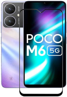 BRENZZ Tempered Glass Guard for POCO M6 5G(Pack of 1)