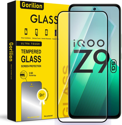 Gorilion Tempered Glass Guard for IQOO Z9 5G(Pack of 1)