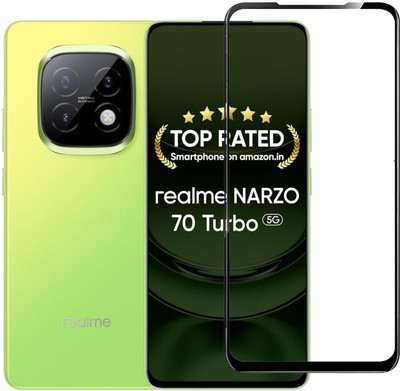VDAT Tempered Glass Guard for realme NARZO 70 Turbo 5G, Realme Narzo 70 Turbo(Pack of 1)