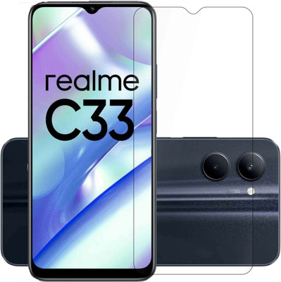 AGRSHI Tempered Glass Guard for Realme C33, Realme C30, Redmi C30s(Pack of 1)
