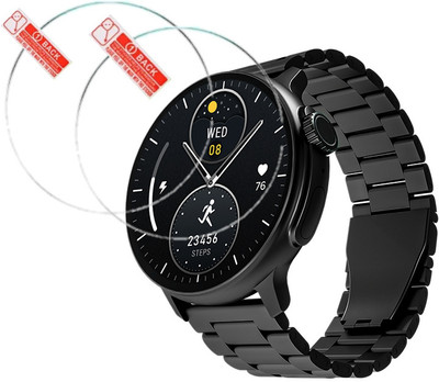 MUTAALI Tempered Glass Guard for boAt Lunar tigon Smartwatch(Pack of 2)