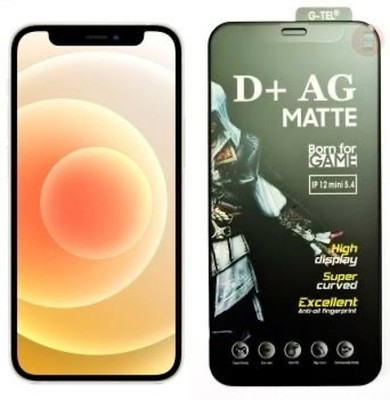Dnvi Tempered Glass Guard for Apple iPhone 12MINI ( 9D-AG MATTE PROTECTOR GLASS )(Pack of 1)