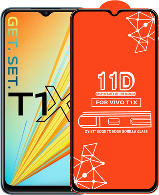 Qyist Tempered Glass Guard for Vivo T1X(Pack of 1)