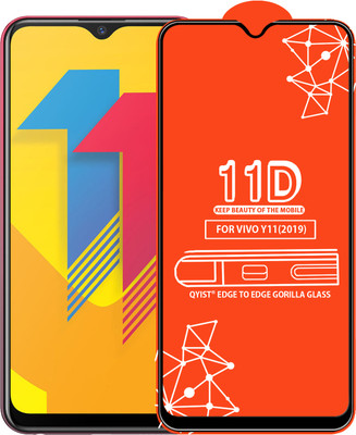 Qyist Tempered Glass Guard for Vivo Y11(Pack of 1)