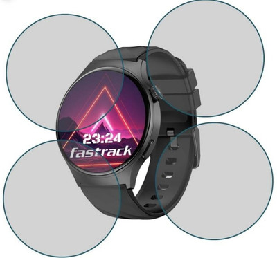 ZIDZEE Tempered Glass Guard for FASTRACK OPTIMUS PRO 1.43 SMART WATCH TEMPERED GLASS (PACK OF 4)(Pack of 4)