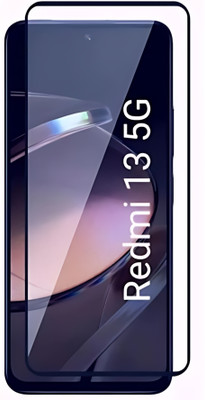 Skyforce Edge To Edge Tempered Glass for Poco M6 Plus 5G, Redmi 13 5G, 6D(Pack of 1)