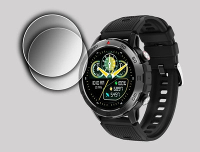 DOWRVIN Tempered Glass Guard for BEATXP DUKE SMART WATCH (R) TEMPERED GLASS (PACK OF 2)(Pack of 2)