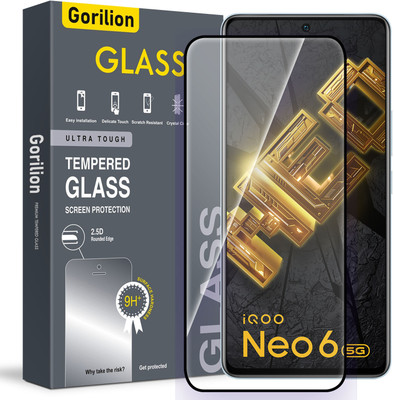 Gorilion Tempered Glass Guard for IQOO Neo 6 5G(Pack of 1)