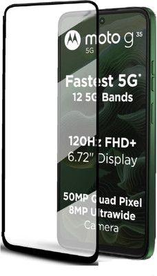 vmt stock Tempered Glass Guard for Motorola G35 5G, Motorola Moto G35 5G, moto g35 5G(Pack of 1)