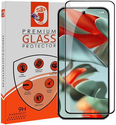 STP FEEL Tempered Glass Guard for Google Pixel 9/9 Pro 5G Premium Screen Protector Guard with Easy Installation Kit(Pack of 2)