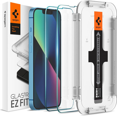 Spigen Tempered Glass Guard for iPhone 13 Mini(Pack of 1)