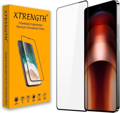 XTRENGTH Tempered Glass Guard for iQOO Neo 10R 5G, iQOO Neo 10R, Premium Military Grade Gorilla Screen Guard, with Easy Installation Kit(Pack of 1)