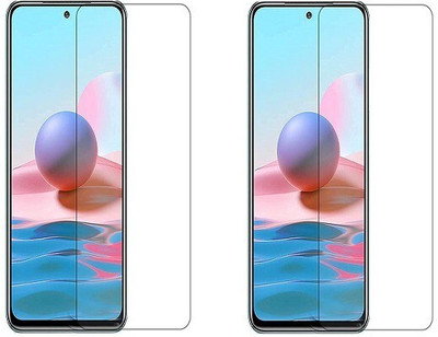 NIMMIKA ENTERPRISES Tempered Glass Guard for Infinix HOT 12 Play(Superior protection | High-quality material | Clear and smooth surface | Thin and lightweight | Easy to install)(Pack of 2)