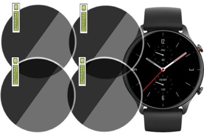 KHWABEEDA Tempered Glass Guard for AMAZFIT GTR 2E SMART WATCH ( PACK OF 4)(Pack of 4)