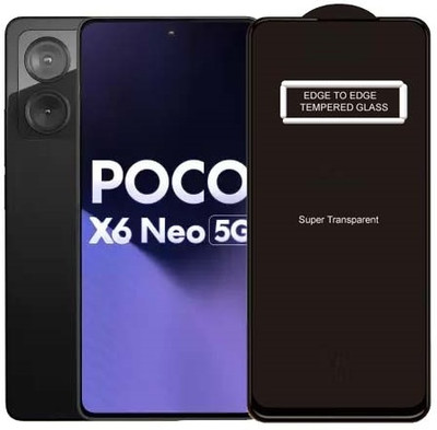 A-Allin1 Tempered Glass Guard for POCO X6 Neo 5G(Pack of 1)
