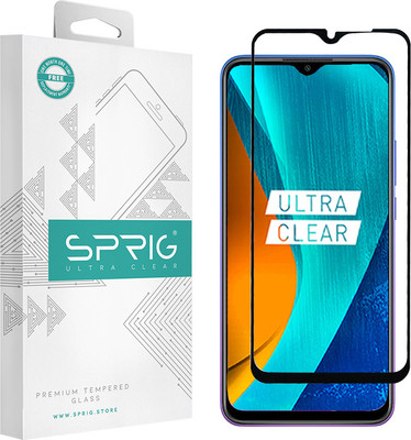 Sprig Edge To Edge Tempered Glass for SAMSUNG Galaxy A22, Samsung A22, Galaxy A22, A22(Pack of 1)