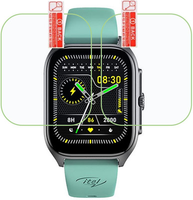 MUTAALI Tempered Glass Guard for itel 2ES 1.8 smart watch(Pack of 2)