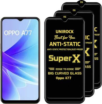 Unirock Tempered Glass Guard for Oppo A77(Pack of 3)