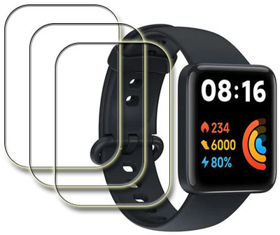 MUTAALI Tempered Glass Guard for Xiaomi Redmi Watch 2 Lite smart watch(Pack of 3)